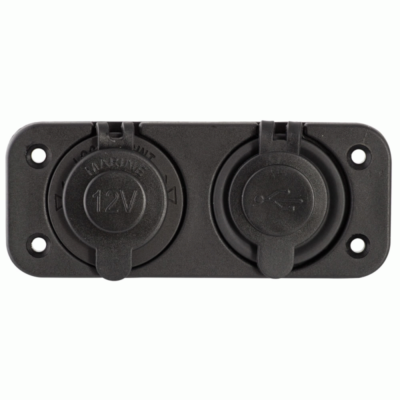12V MARINE DUAL USB MOUNT