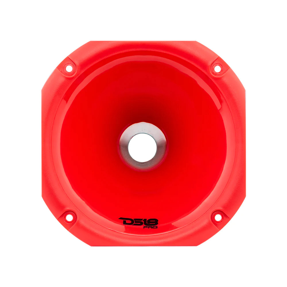 DS18 PRO PC/ABS HORN 1.4" THROAT 6.14' DEPTH SCREW ON - RED