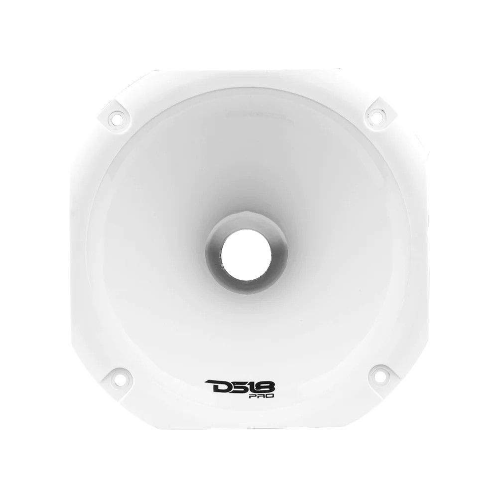 DS18 PRO PC/ABS HORN 1.4" THROAT 6.14' DEPTH SCREW ON - WHITE