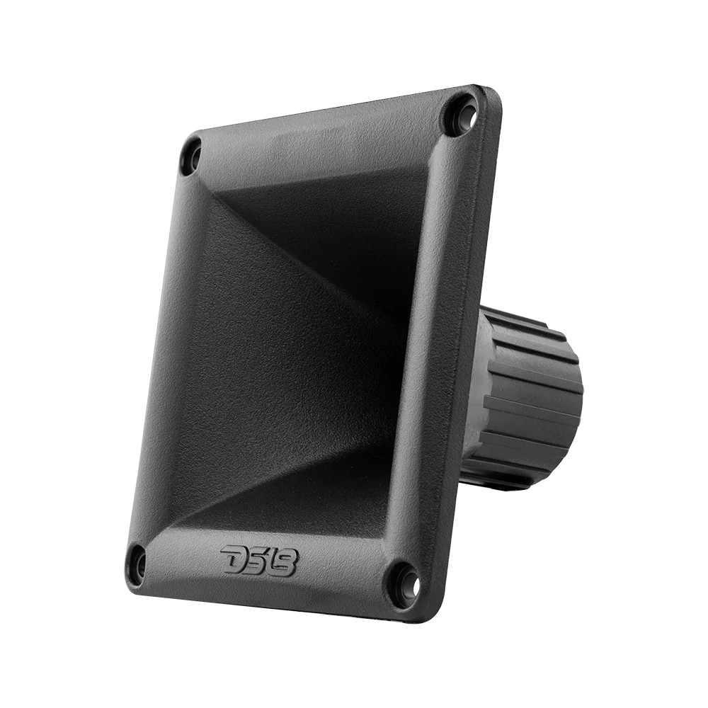 DS18 CIRCULAR PC/ABS HORN 1.4" THROAT SCREW ON - BLACK