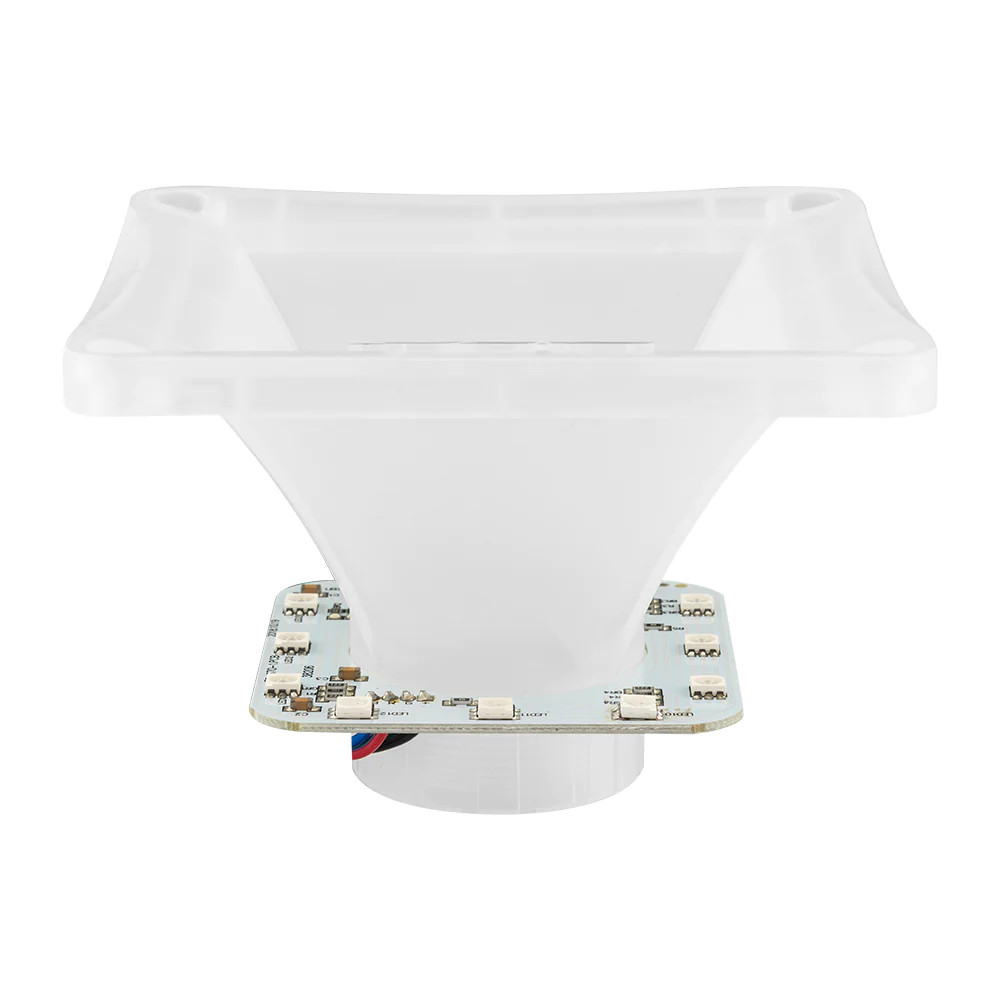 DS18 H44 CLEAR HORN WITH BUILT IN RGB LED