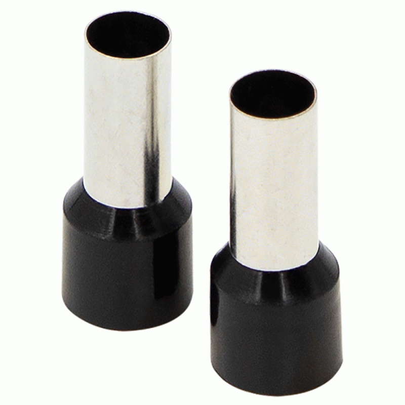 Ferrules - Black 4GA - 50 per Bag