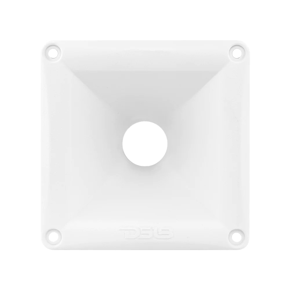 DS18 CIRCULAR PC/ABS HORN 1.4" THROAT SCREW ON - WHITE