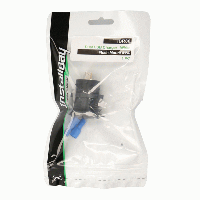 METRA DUAL USB 4.2A WHITE LED