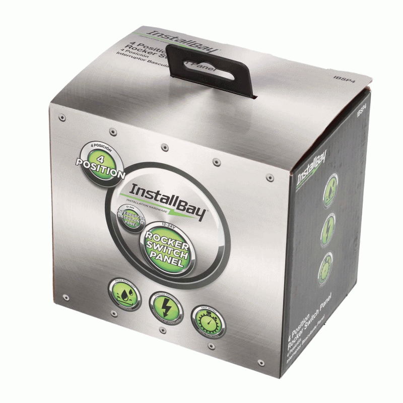 4 GANG PANEL WITH FOUR SWITCHES