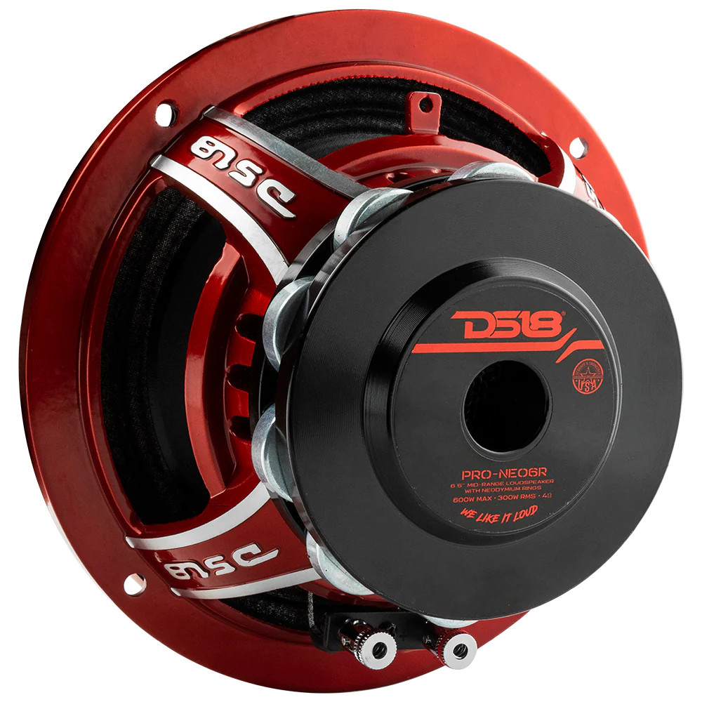 DS18 PRO NEO 6" MIDRANGE WITH NEO RING MAGNETS