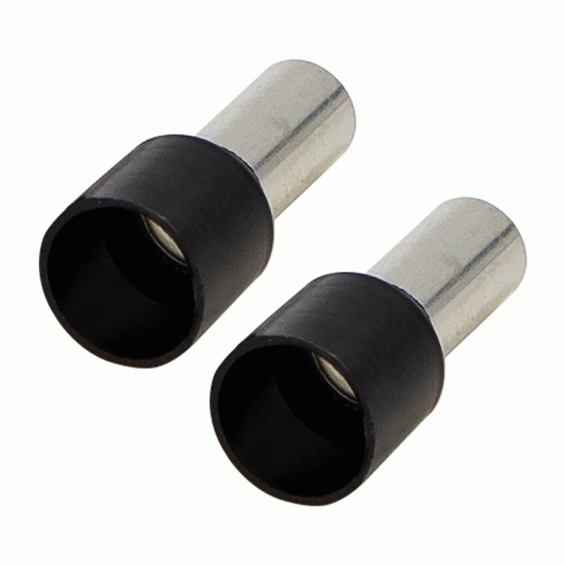 Ferrules - Black 8GA - 50 per Bag