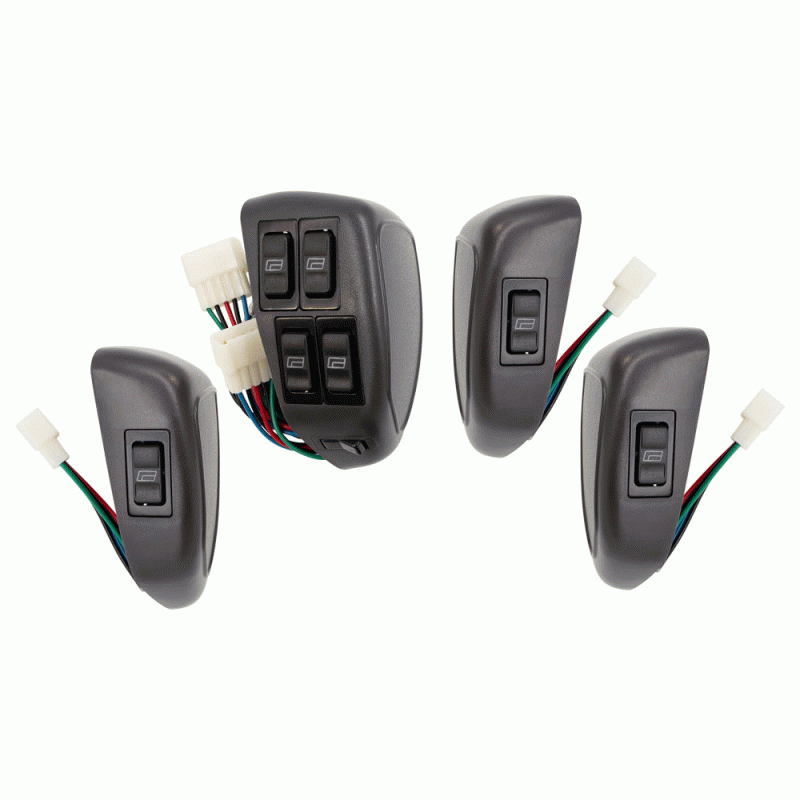 Universal Power Window Set w/JW-73FD Kit (4 Door)