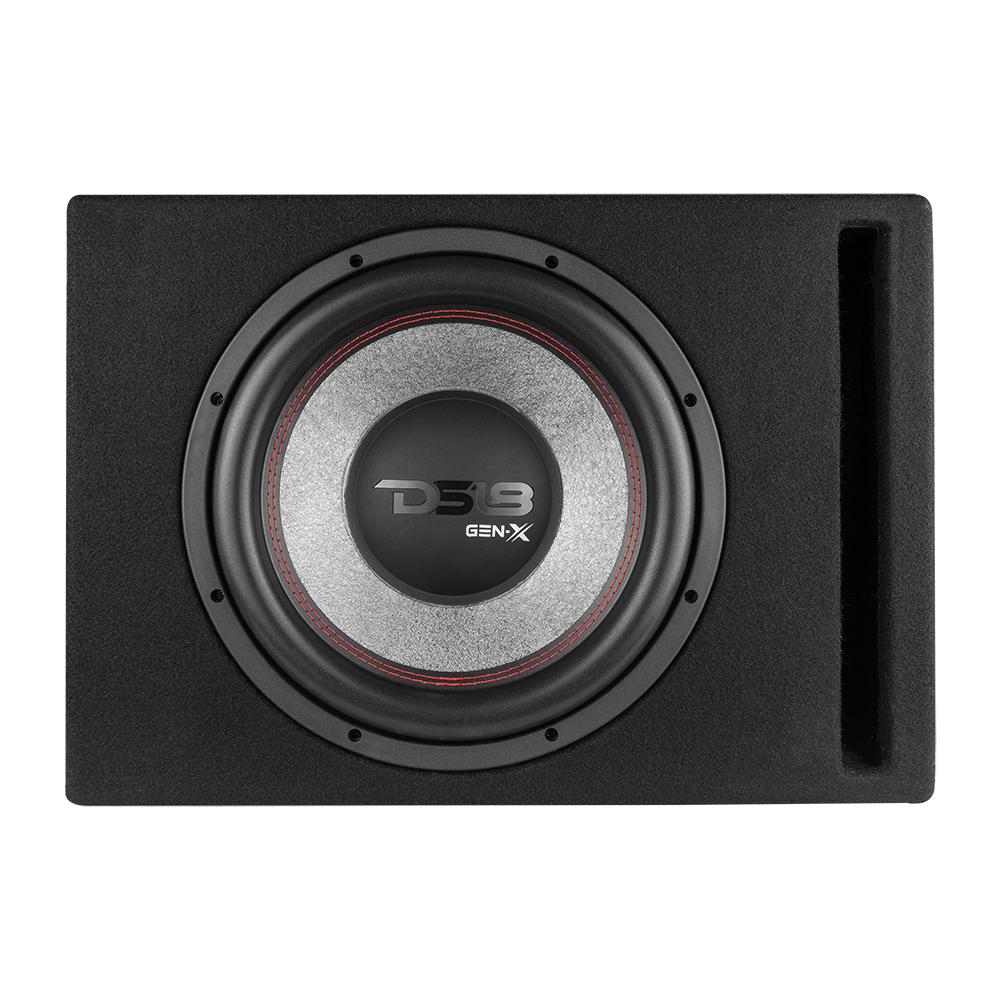 DS18 GENESIS SERIES SINGLE 10" LOADED VENTED ENCLOSURE WITH GENX104D SUBWOOFER - 800 WATTS