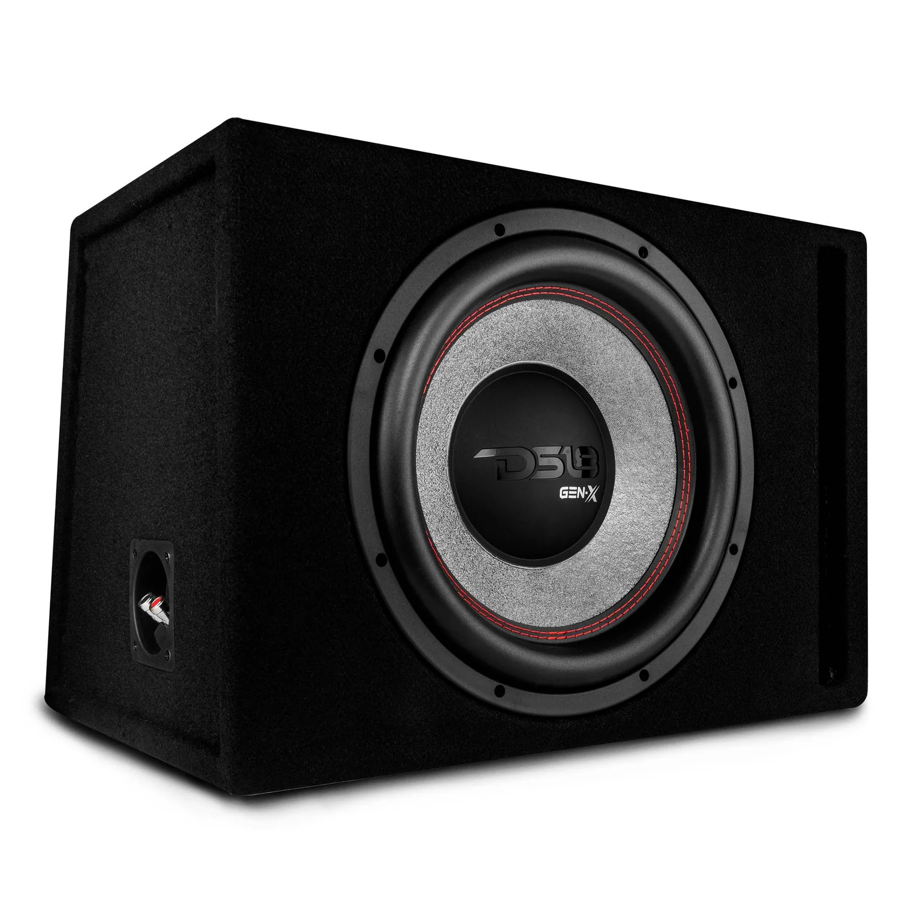 DS18 GENESIS SERIES SINGLE 10" LOADED VENTED ENCLOSURE WITH GENX104D SUBWOOFER - 800 WATTS