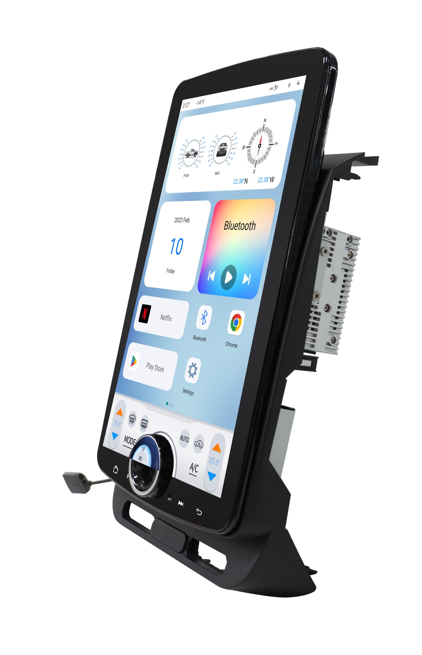 LINKSWELL 2015-2020 FORD F150, 2017-2022 F250/350 GEN6 XL SERIES 15.6" T-STYLE MULTIMEDIA RECEIVER