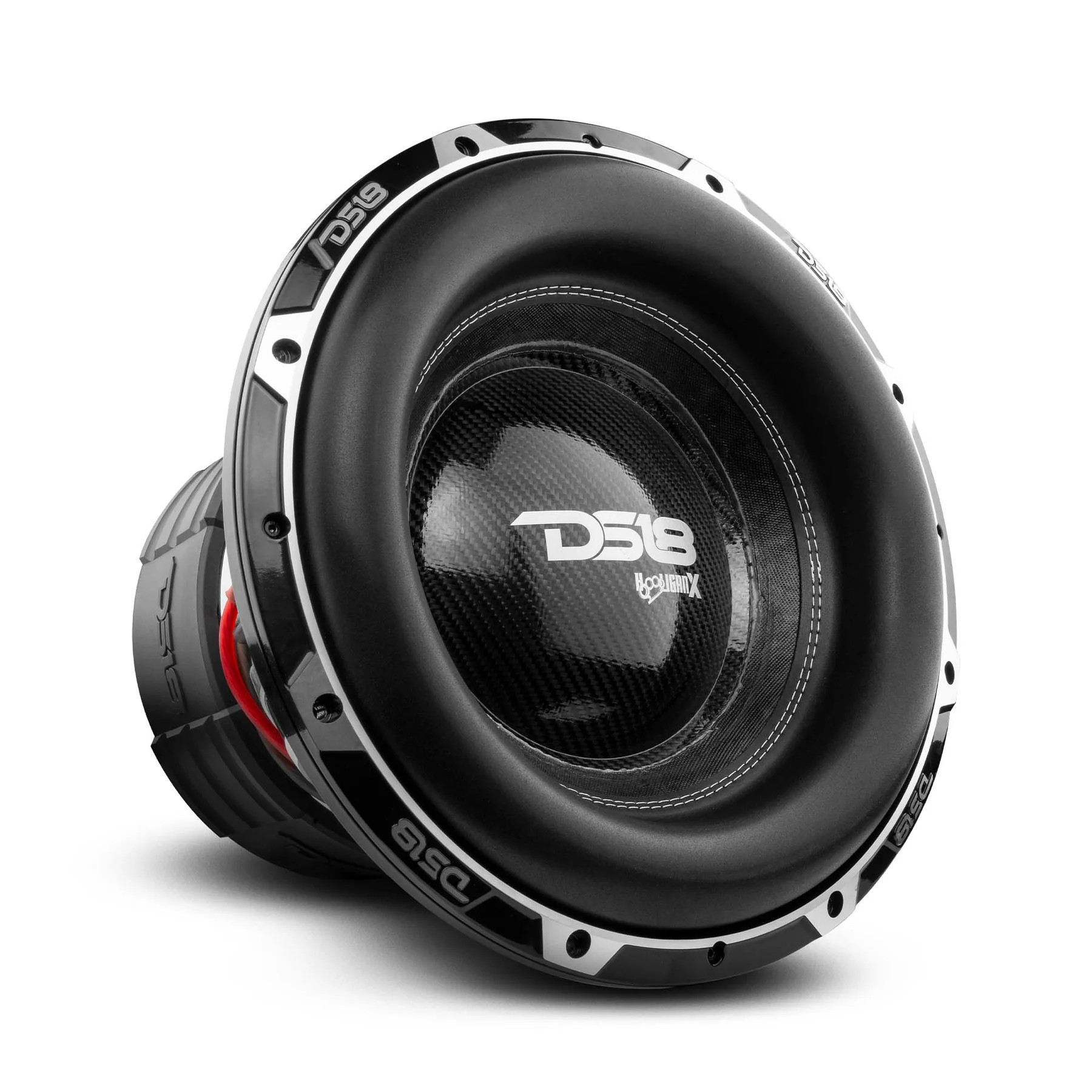 DS18 HOOLIGAN X Black Frame, High Excursion 15" Subwoofer 4000 Watts Rms 4" Dvc 1-Ohm