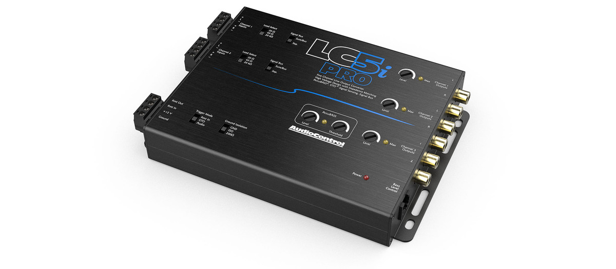 AUDIOCONTROL 5 CHANNEL LINE OUT CONVERTER WITH ACCUBASS®
