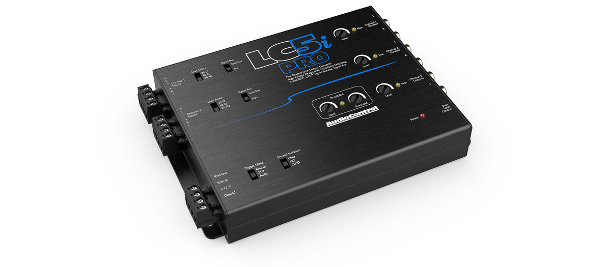 AUDIOCONTROL 5 CHANNEL LINE OUT CONVERTER WITH ACCUBASS®