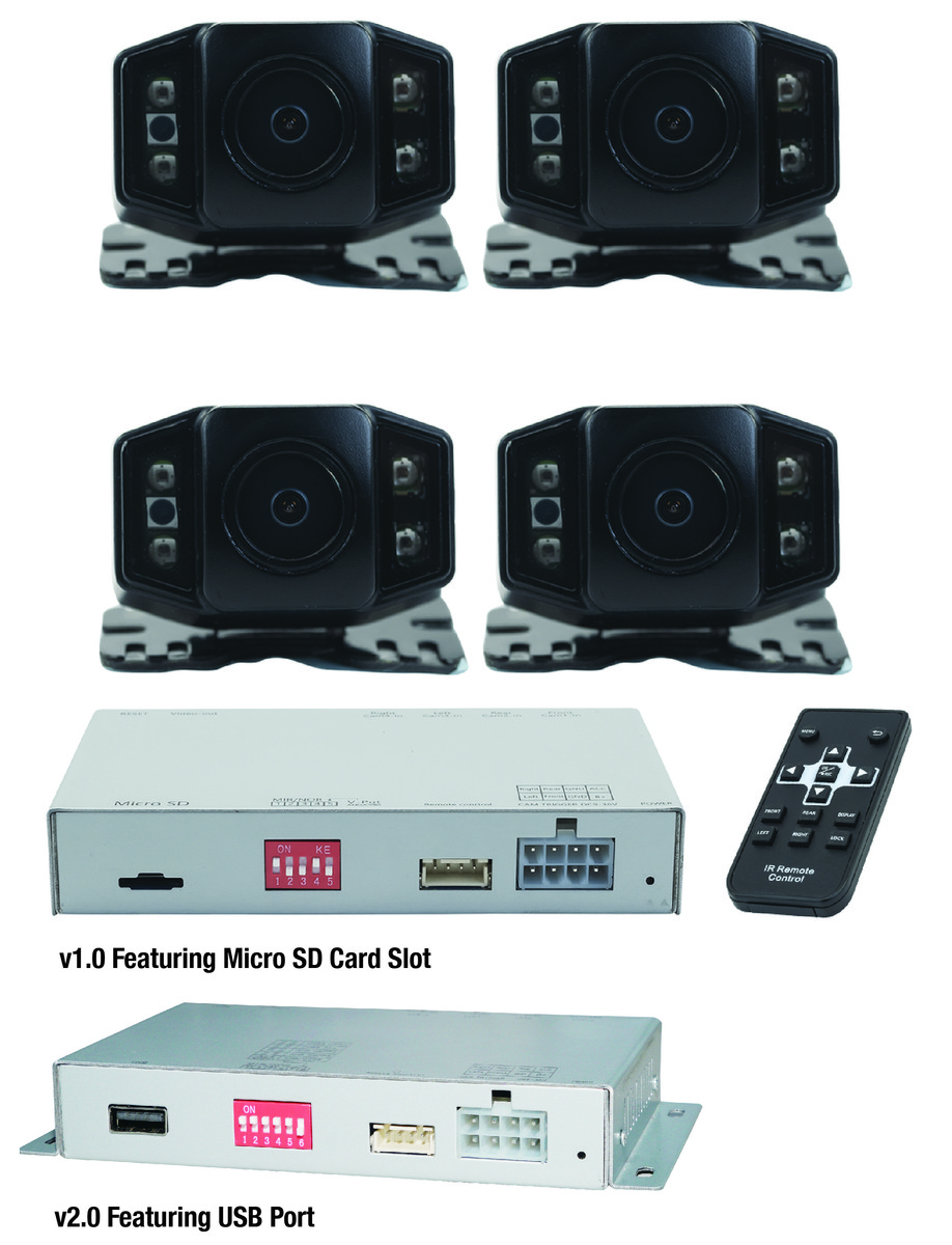 ECHOMASTER TERRAINVIEW UNDERBODY UNIVERSAL 4-CAMERA KIT WITH DVR ECHOMASTER TERRAINVIEW UNDERBODY UNIVERSAL 4-CAMERA KIT WITH DVR