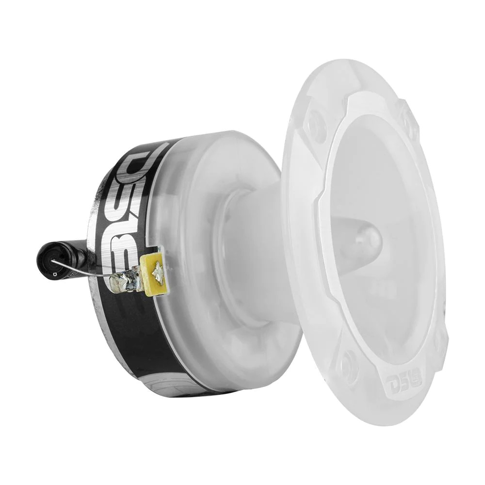 DS18 PRO 1" SUPER BULLET TWEETER 350W CLEAR RGB LED BUILT IN - PAIR