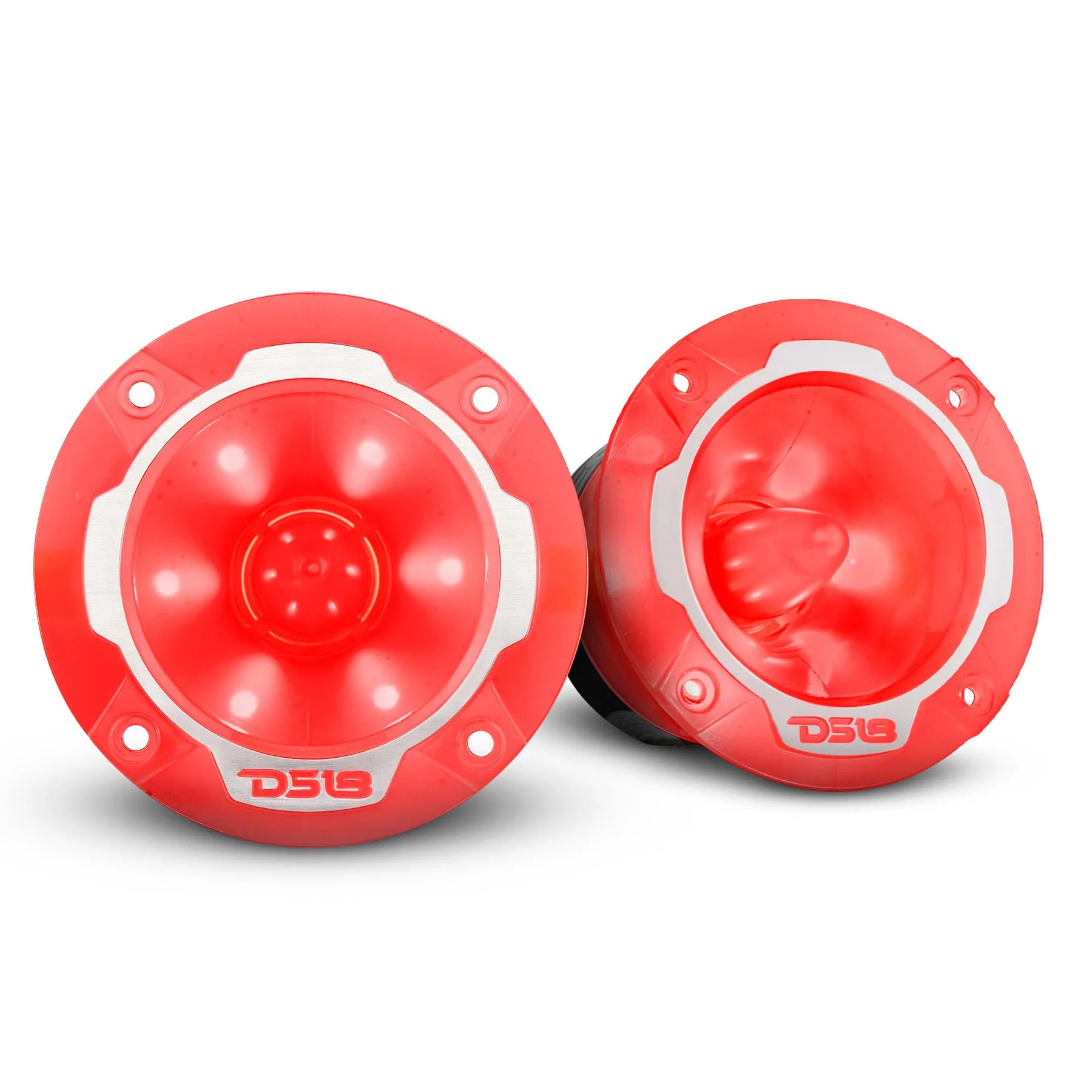 DS18 PRO 1" SUPER BULLET TWEETER 350W CLEAR RGB LED BUILT IN - PAIR