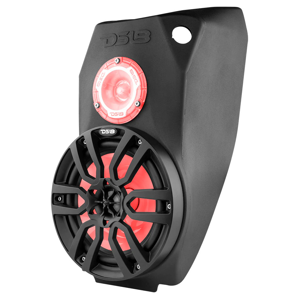 Sling Shot Loaded 8" Waterfall Center Console Enclosure (NXL-8/BK and PRO-TW1L Included)