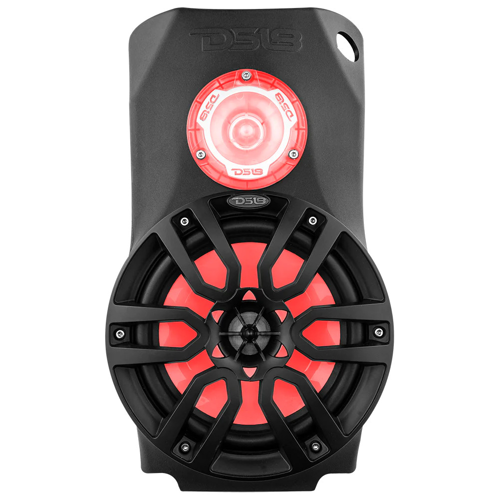 Sling Shot Loaded 8" Waterfall Center Console Enclosure (NXL-8/BK and PRO-TW1L Included)