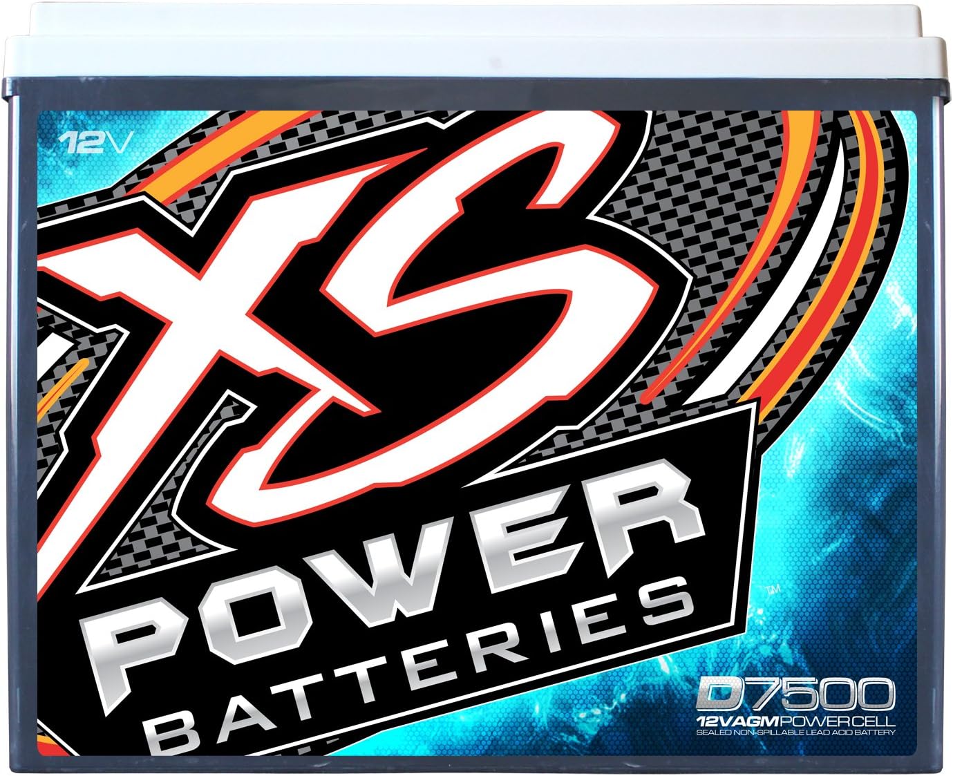 XS POWER 12V BCI Group Size GC12, AGM Battery, 5000W / 7500W Range