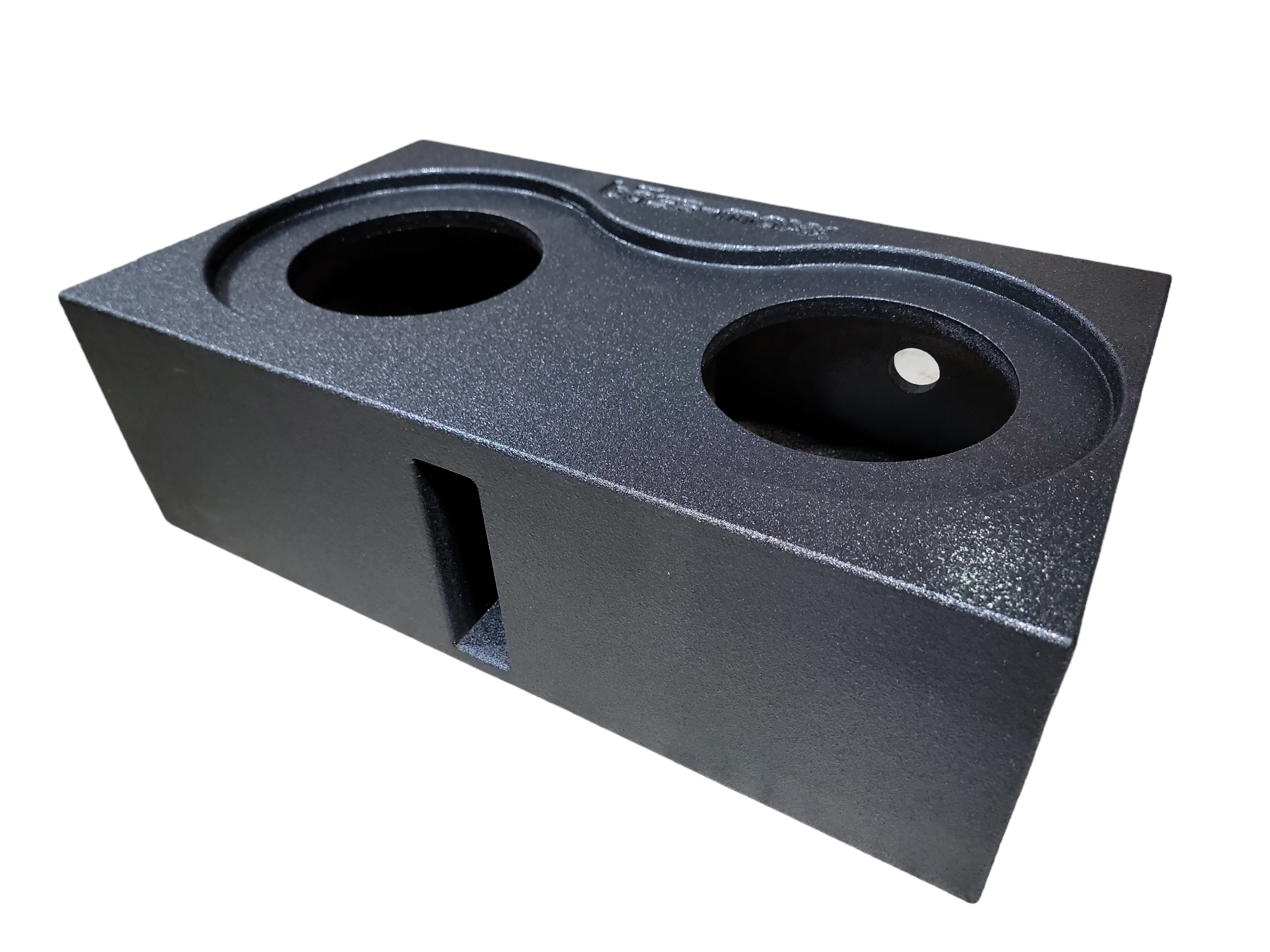 BASS-MAXX DUAL 10" VENTED POLY COATED ENCLOSURE FOR SPORTS CARS
