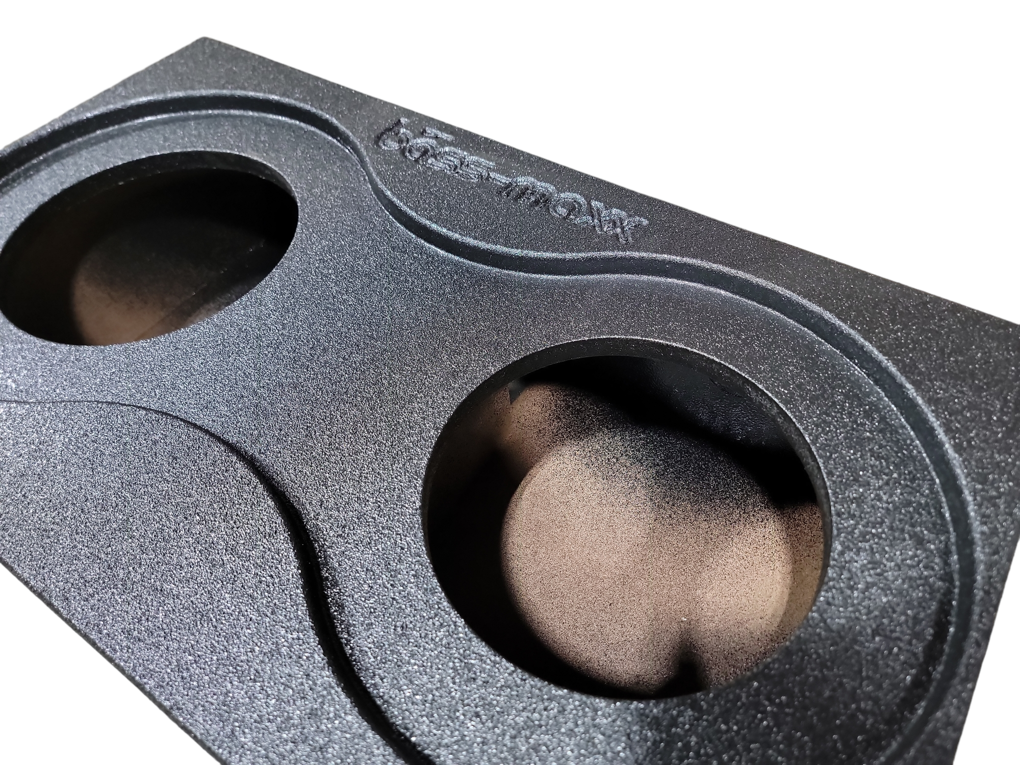 BASS-MAXX DUAL 10" VENTED POLY COATED ENCLOSURE FOR SPORTS CARS