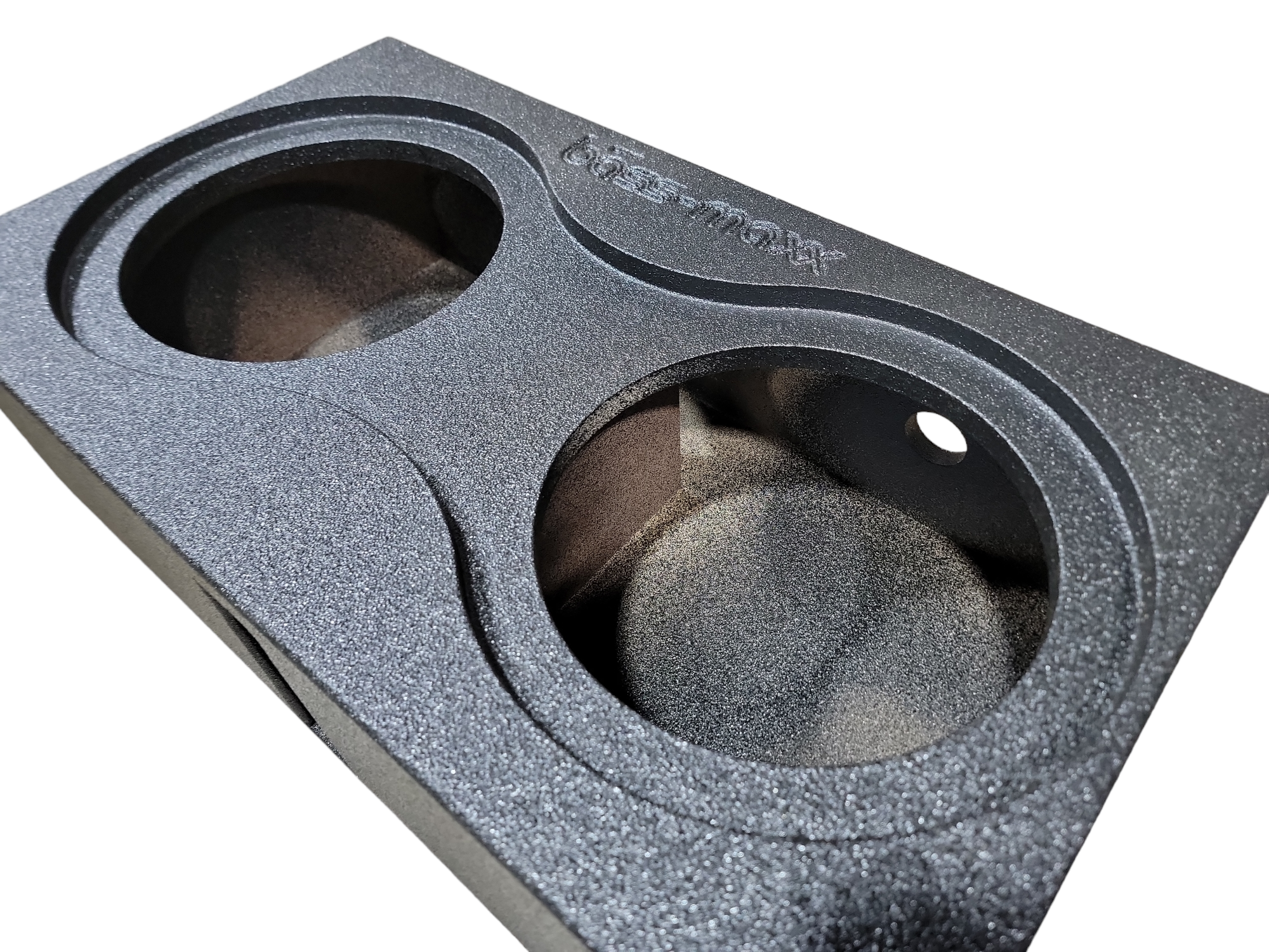 BASS-MAXX DUAL 12" VENTED POLY COATED ENCLOSURE FOR SPORTS CARS