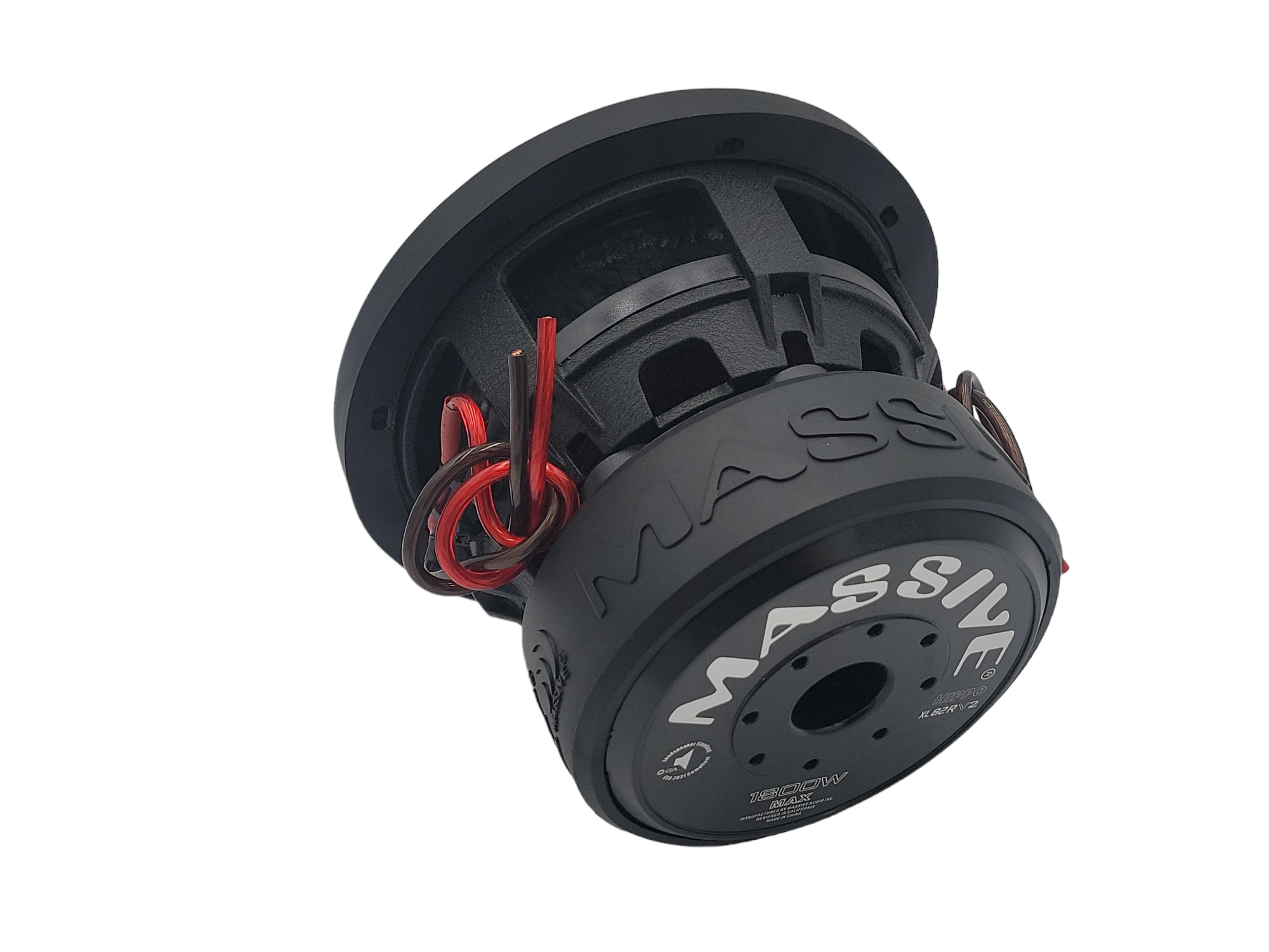 MASSIVE AUDIO  8 in, Dual 2 ohm, 2.5 in. v.c 900 RMS / 1800w Max