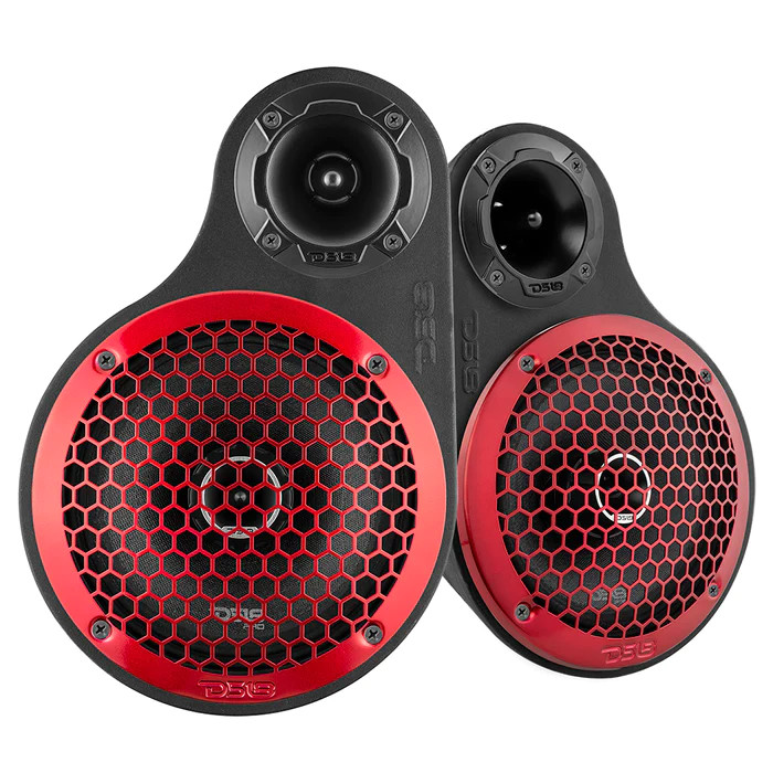 DS18 8" 2-Way Speakers Pod 1 X 8" and 1 x Tweeter (PAIR)