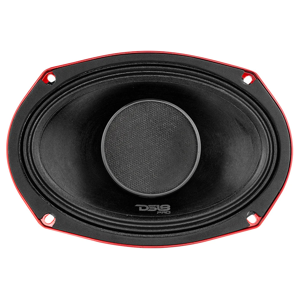 DS18 PRO 6X9" Coaxial Hybrid Mid-Range Water resistant Cone Loudspeaker with Built-in Driver 4-Ohm