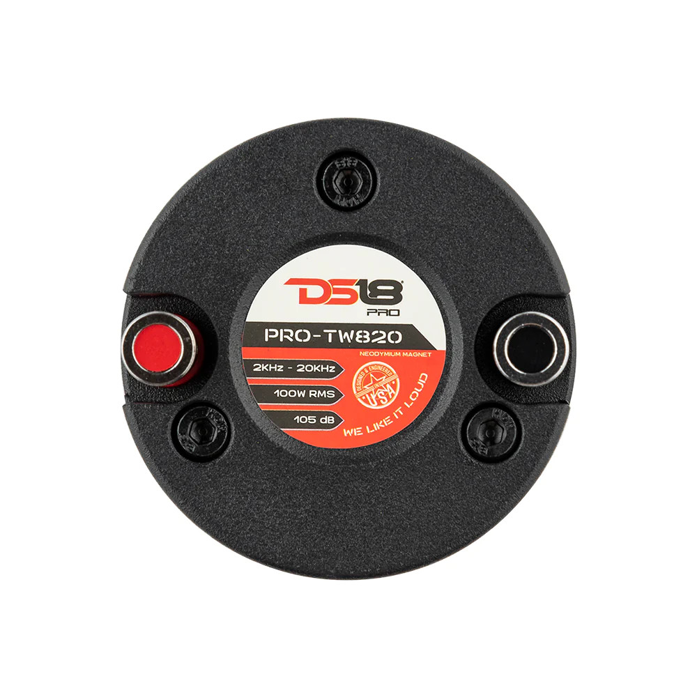 DS18 PRO 1" HIGH COMPRESSION NEODYMIUM TITANIUM BULLET TWEETER