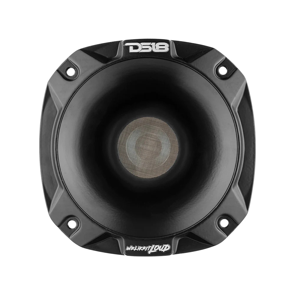 DS18 PRO DRN1PX 2" BOLT ON THROAT NEODYNIUM DRIVER WITH SPACER, 2" PHELONIC VOICE COIL & PRO-HA52/BK HORN 680W 118DB 8 OHM