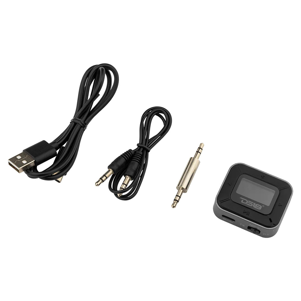 DS18 BLUETOOTH TRANSMITTER AND RECEIVER 2 IN 1 WIRELESS AUDIO ADAPTER