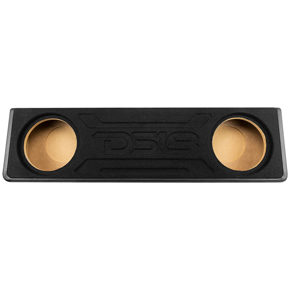 DS18 EXCLUSIVE FORD 2009-2023 CREW CAB DUAL 10" SUBWOOFER UNDER SEAT ENCLOSURE WITH VINYL FINISH & DREAM LED LIGHTING BUILT IN (MADE IN USA)