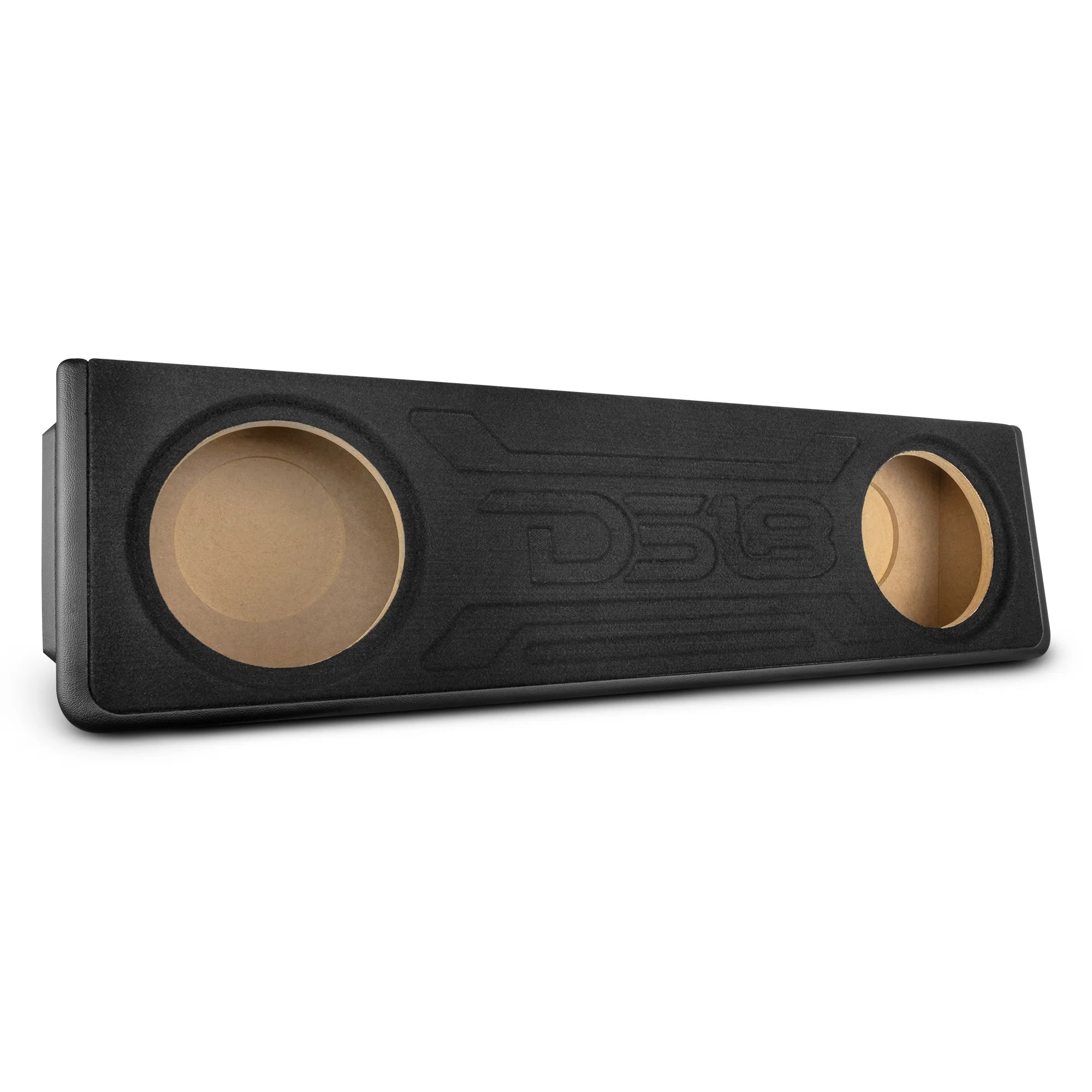 DS18 EXCLUSIVE FORD 2009-2023 CREW CAB DUAL 10" SUBWOOFER UNDER SEAT ENCLOSURE WITH VINYL FINISH & DREAM LED LIGHTING BUILT IN (MADE IN USA)