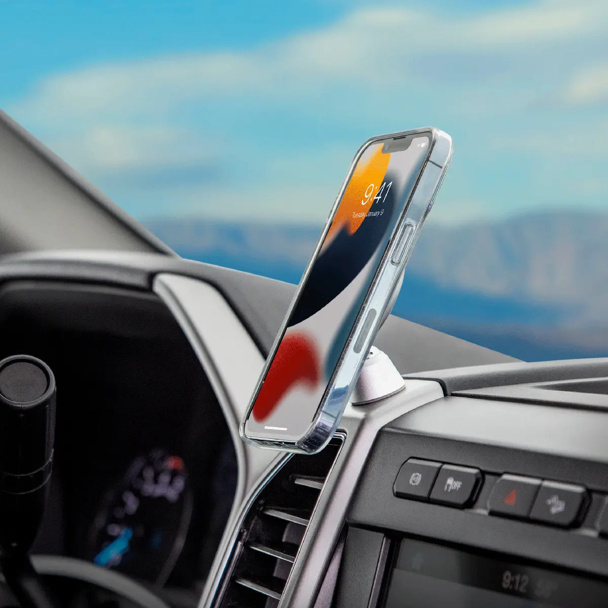 SCOSCHE MAGICMOUNT ELITE MAGNETIC PHONE MOUNT - COMPATIBLE NOW WITH MAGSAFE PHONES