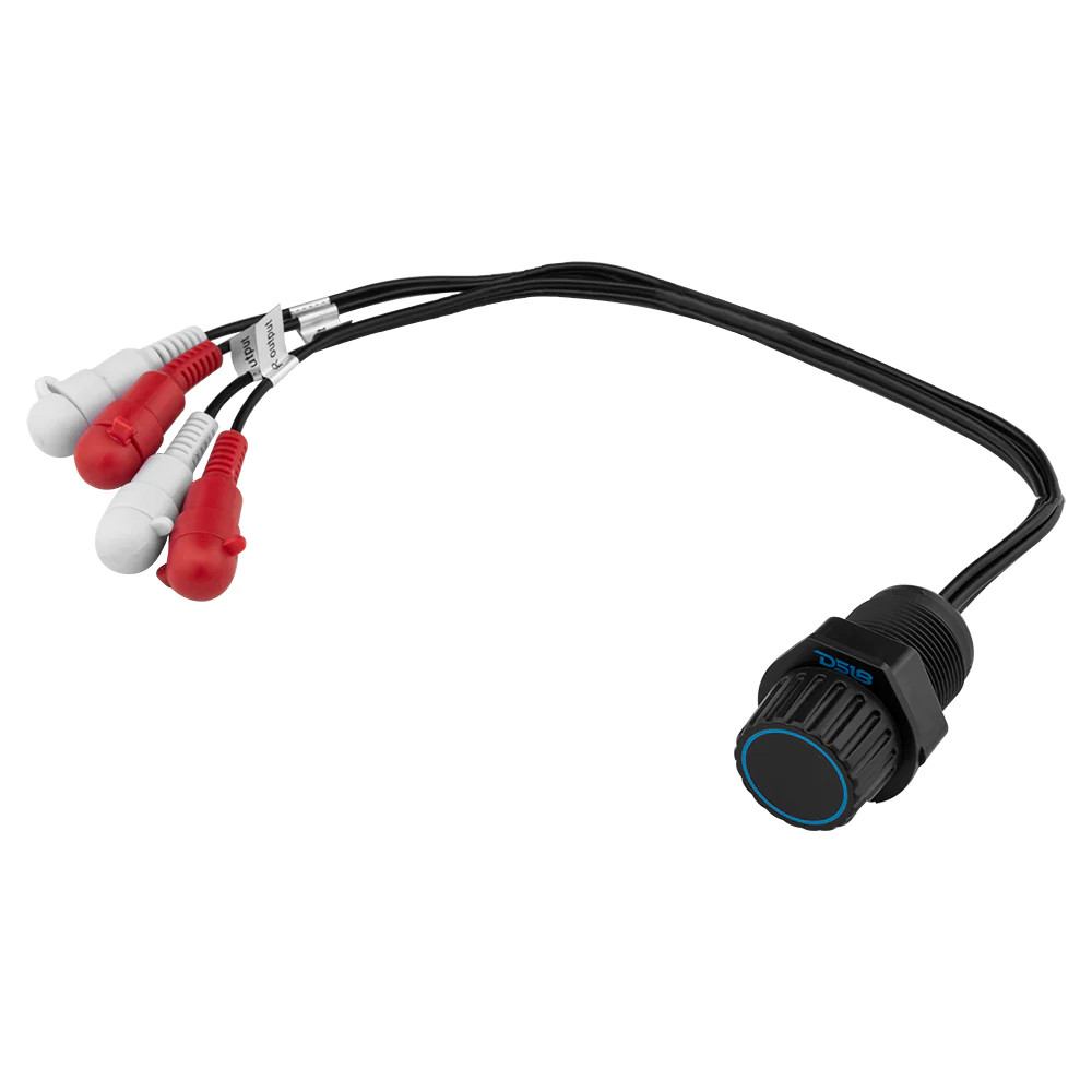 DS18 Marine Gain Attenuator (Bass Knob) Compatible With Any Source Unit That Uses RCA