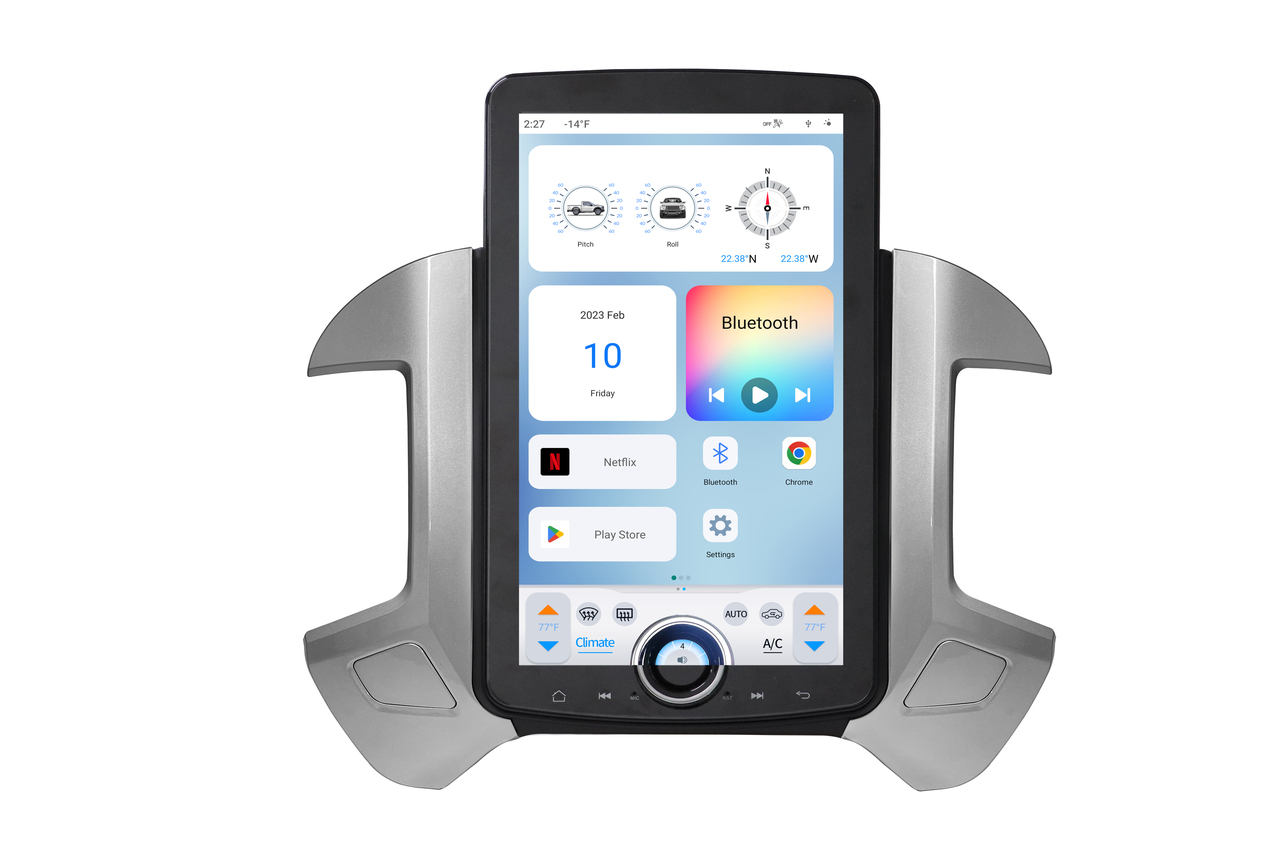 Linkswell GEN XL T-Style Chevrolet/GMC Pickup 15.6" 2K HD Screen Radio/Tablet w/Qualcomm Octacore, 2014-2018 Chev Silverado/GMC Sierra1500, 2014-2019 Chev Silverado/GMCSierra 2500 & 3500 w/HDMI Out, *OptionalHDMI In Module Available