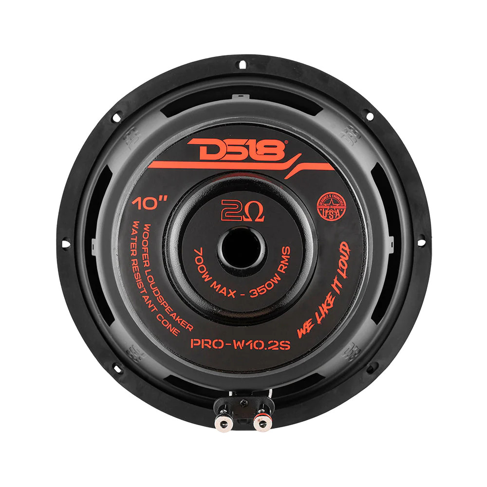DS18 PRO 10" WATER RESISTANT CONE WOOFER 2 OHM VOICE COIL