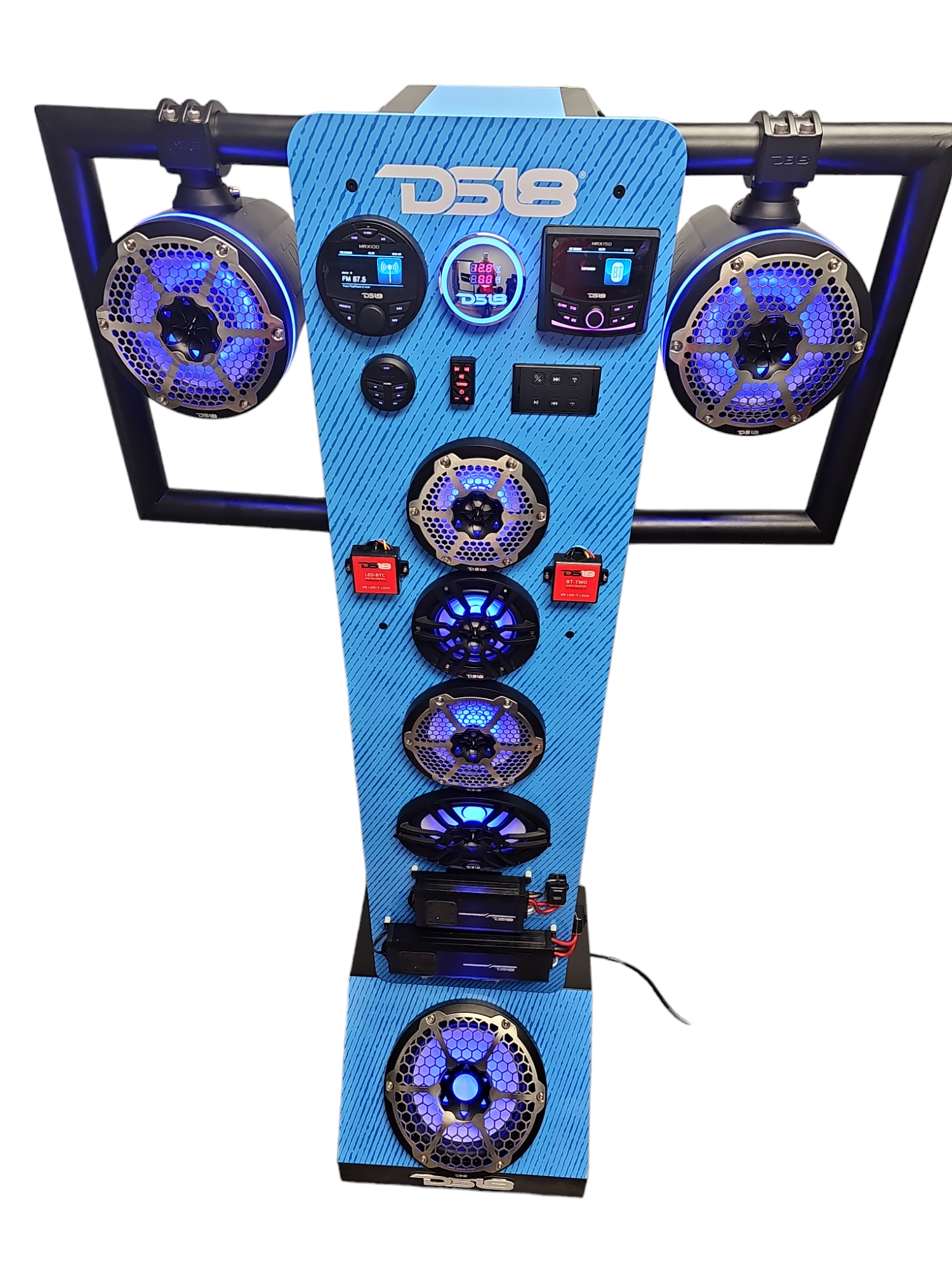 DS18 IN-STORE ACTIVE DISPLAY - MARINE AUDIO - BLACK