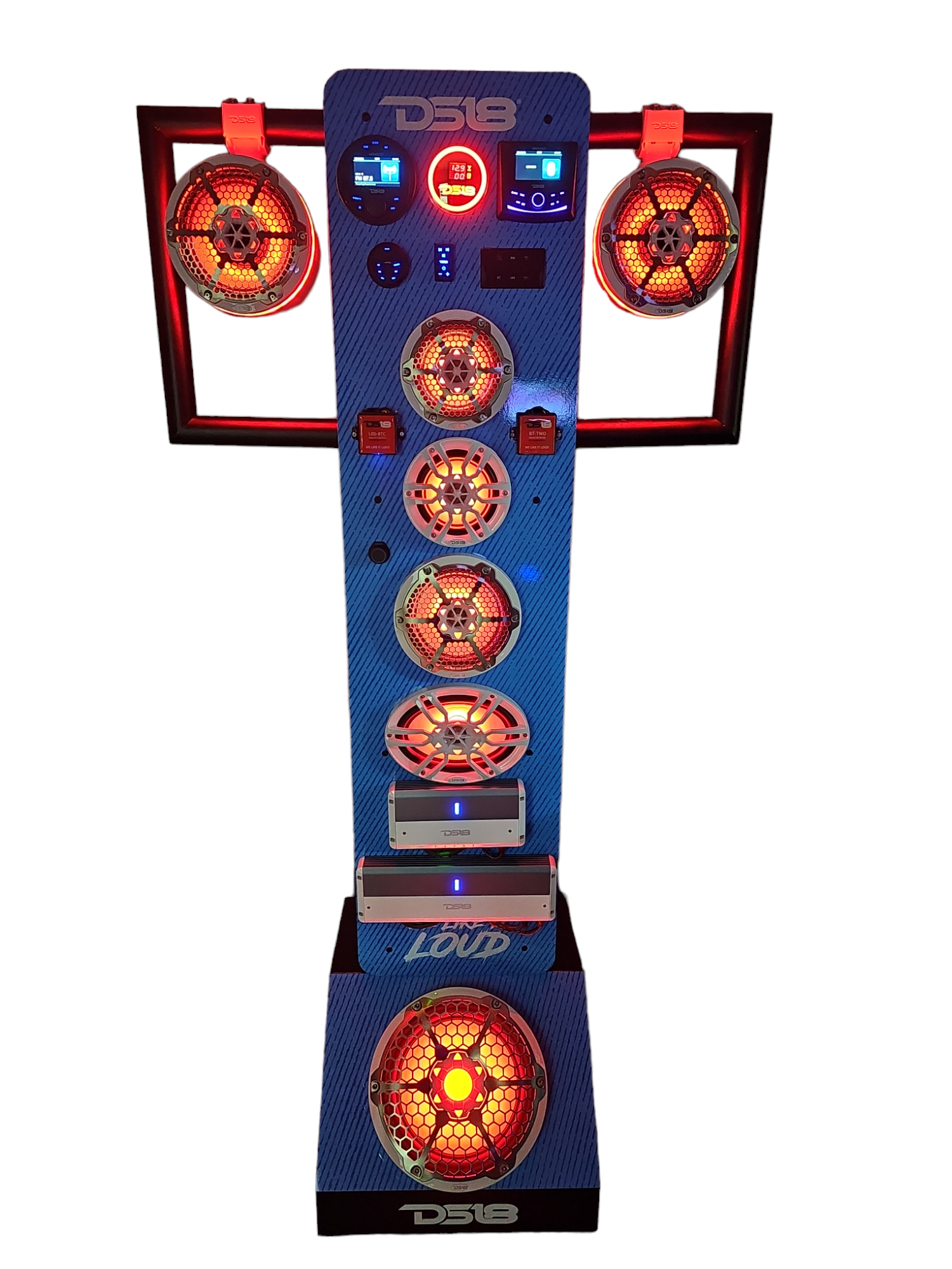 DS18 IN-STORE ACTIVE DISPLAY - MARINE AUDIO - WHITE