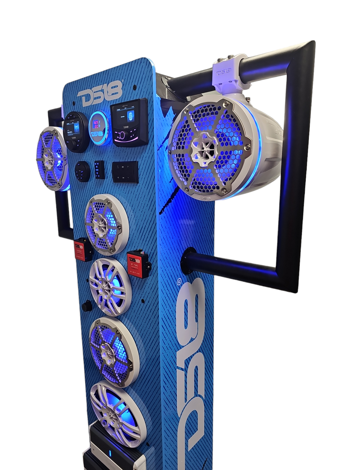 DS18 IN-STORE ACTIVE DISPLAY - MARINE AUDIO - WHITE