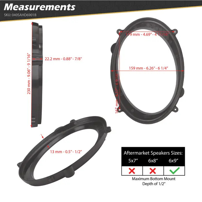 SCOSCHE 06-13 HARLEY DAVIDSON SADDLE BAG SPEAKER ADAPTORS