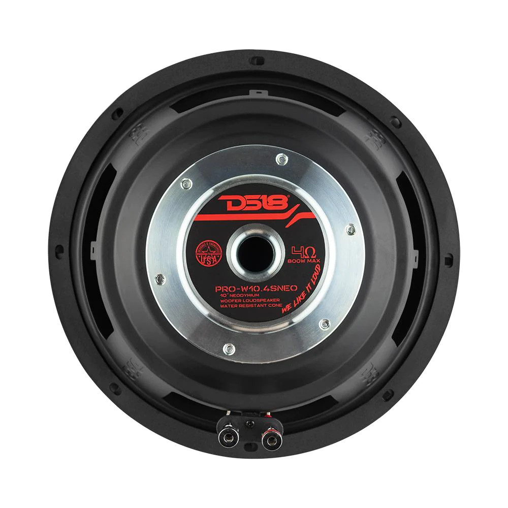 DS18 PRO 10" WATER RESISTANT CONE WOOFER NEODYNIUM MAGNET