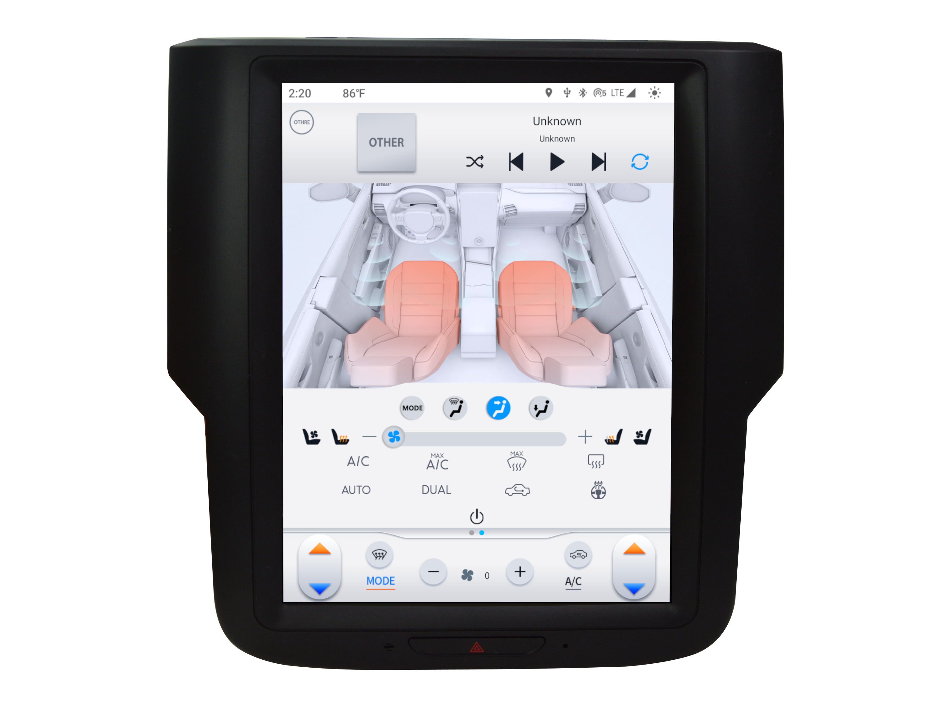 LINKSWELL GEN VI T-Style 2014-2018 Dodge RAM Pickup 10.4" 2K HD Screen Radio/Tablet w/Qualcomm Octacore, fits RAM with 4" or 8" monitor, Android 11.0 with HDMI output