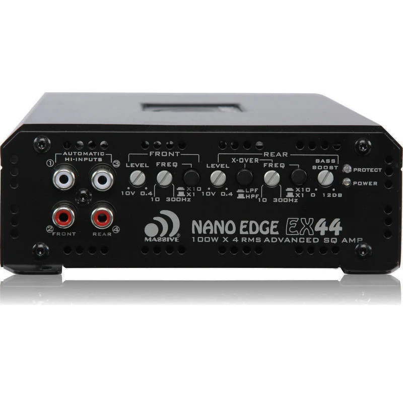 MASSIVE AUDIO NANO EDGE SERIES 200W RMS X 4 AMPLIFIER