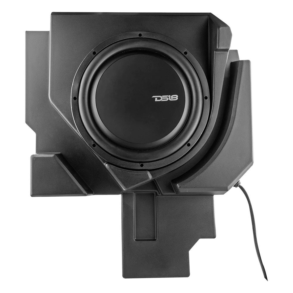 DS18 Can-am Maverick X3 Loaded 12" Subwoofer Enclosure Passenger side (PSW12.4D Included)