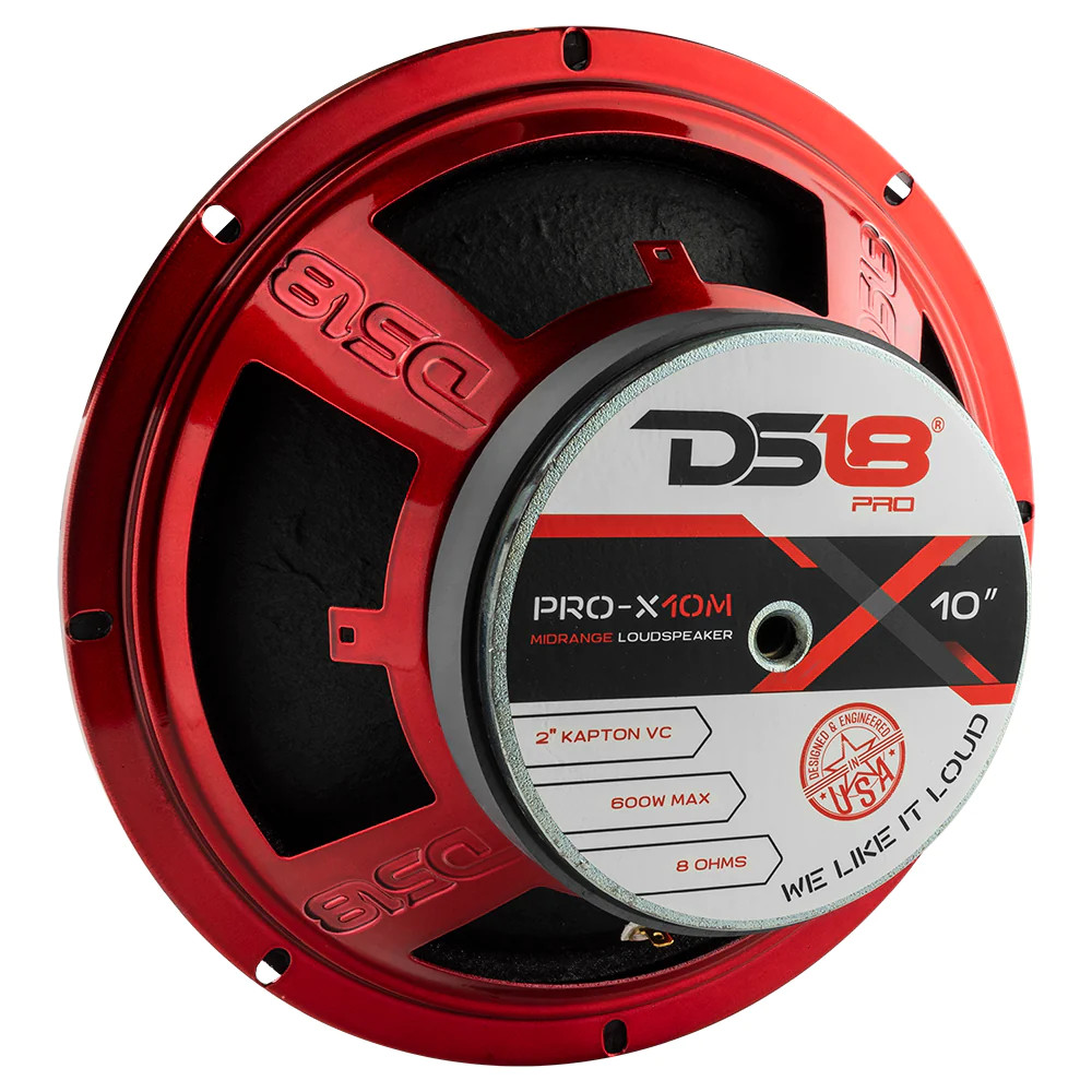 DS18 PRO 10" MID RANGE 600W 8 OHM SPEAKER