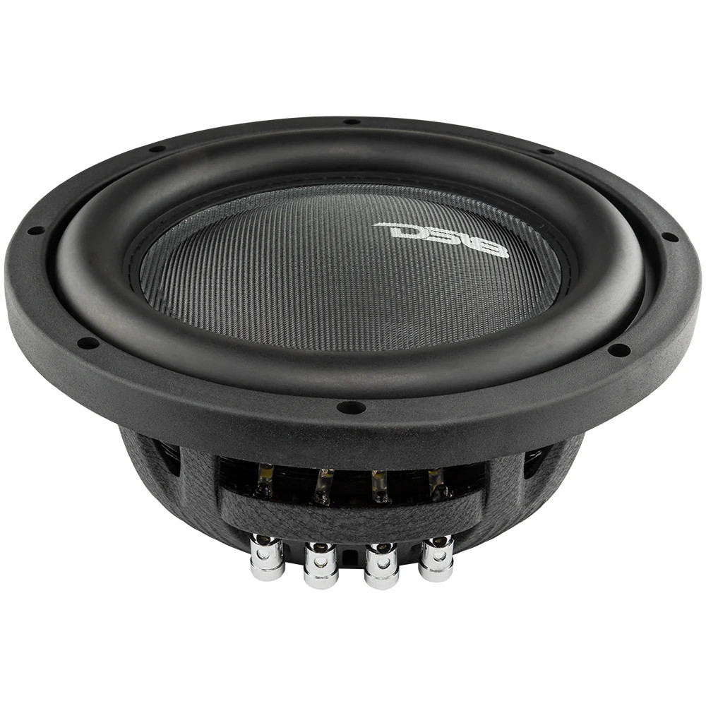 DS18 IXS Shallow-Mount 10" Fiber Glass Subwoofer 600 Watts Rms DVC 2-Ohm