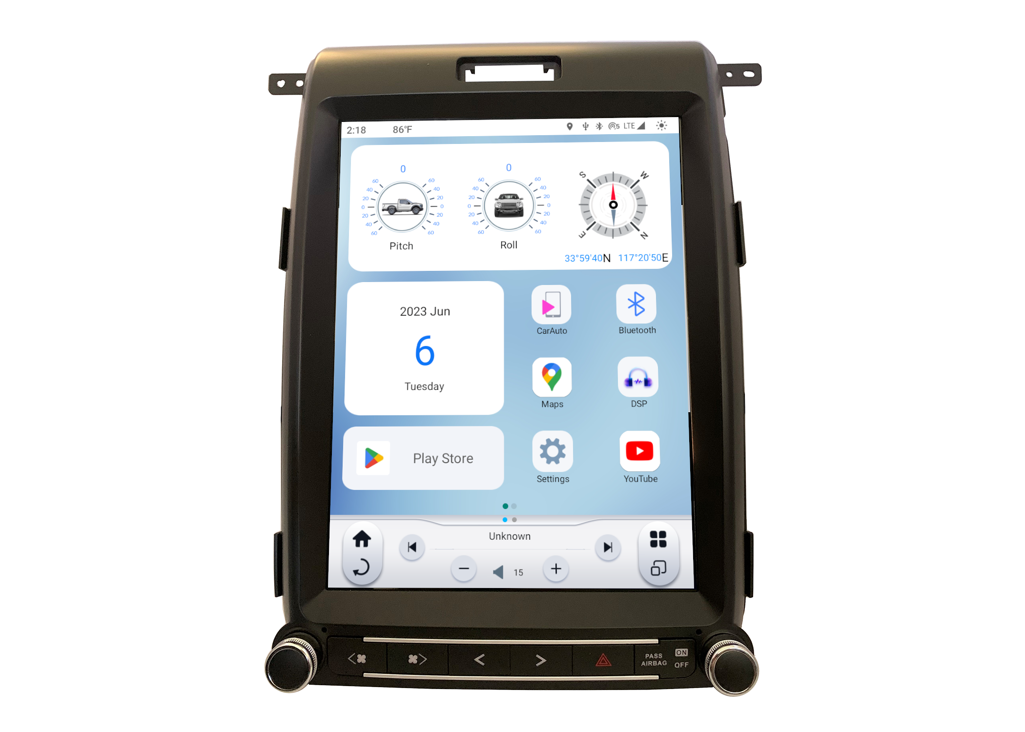 LINKSWELL GEN VI T-Style Ford F-150 2013-2014 Android 11.0 w/HDMI Out, HDMI In w/adaptor12.1" Radio/Tablet